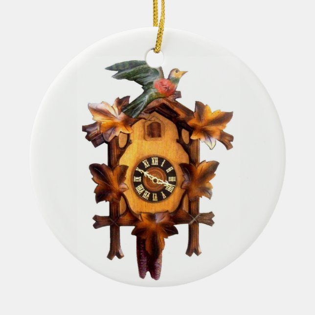 Coo Coo Ceramic Ornament (Front)