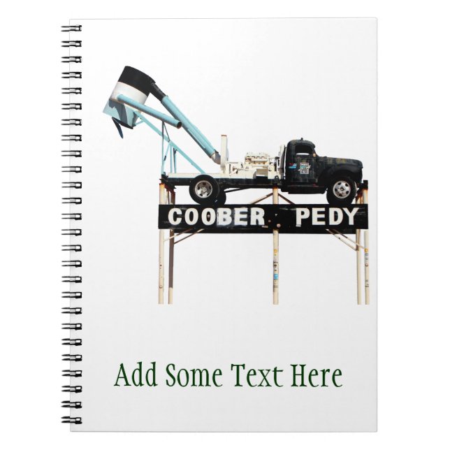 Coober Pedy, Opal Capital of the World Notebook (Front)