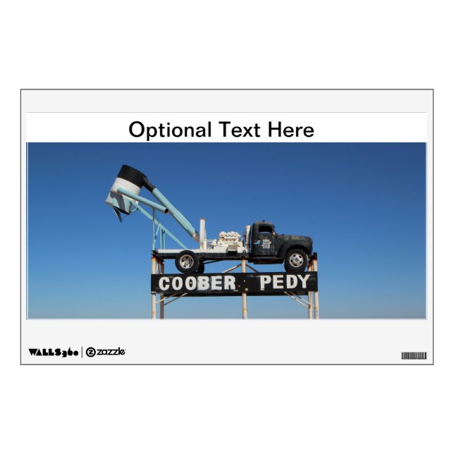 Coober Pedy Outback Australia Souvenir Photo Wall Sticker (Front)