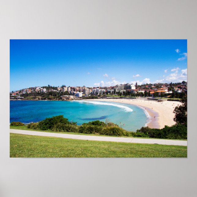 Coogee Beach, New South Wales, Australia Poster (Front)