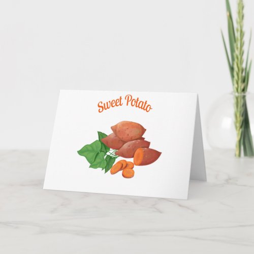 Cook a Sweet Potato Day _ Appreciation Day Card