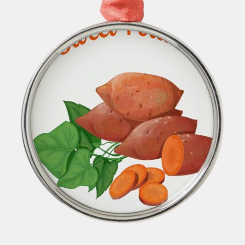 Cook a Sweet Potato Day _ Appreciation Day Metal Ornament