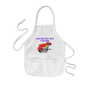 Cook and Pray with your kids Customize it Kids' Apron