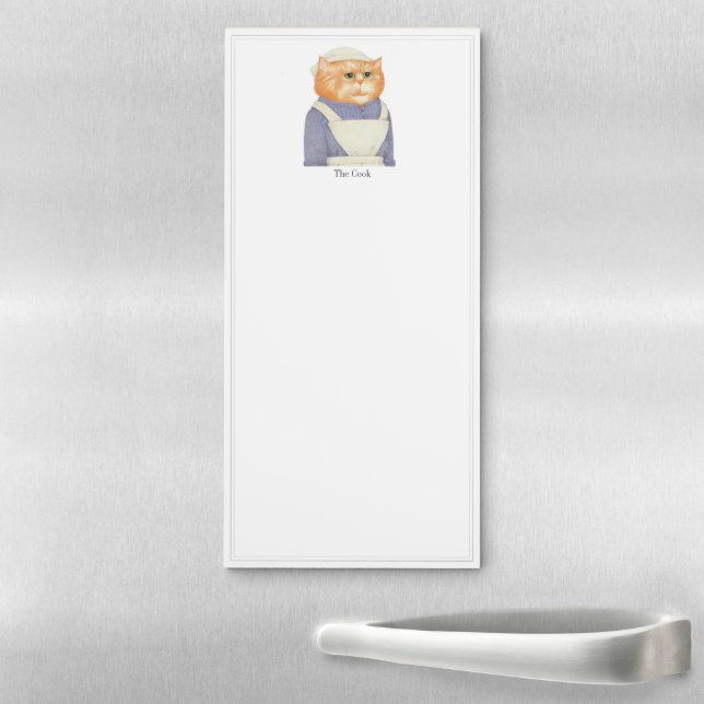 COOK CAT Magnetic Notepad  (In Situ)