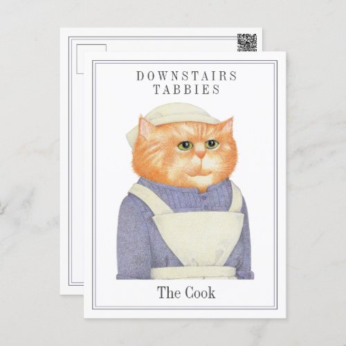 COOK CAT Postcard 