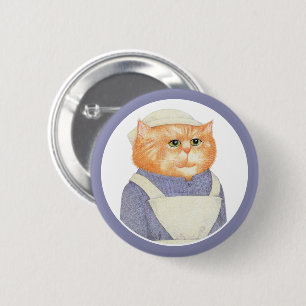COOK CAT Round Pin Button