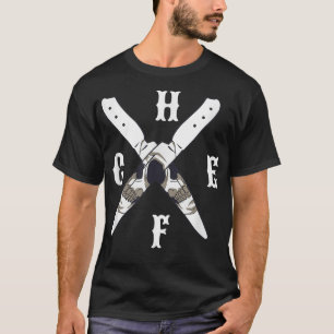 Cook Chef Funny Cooking Lover Knifes T-Shirt