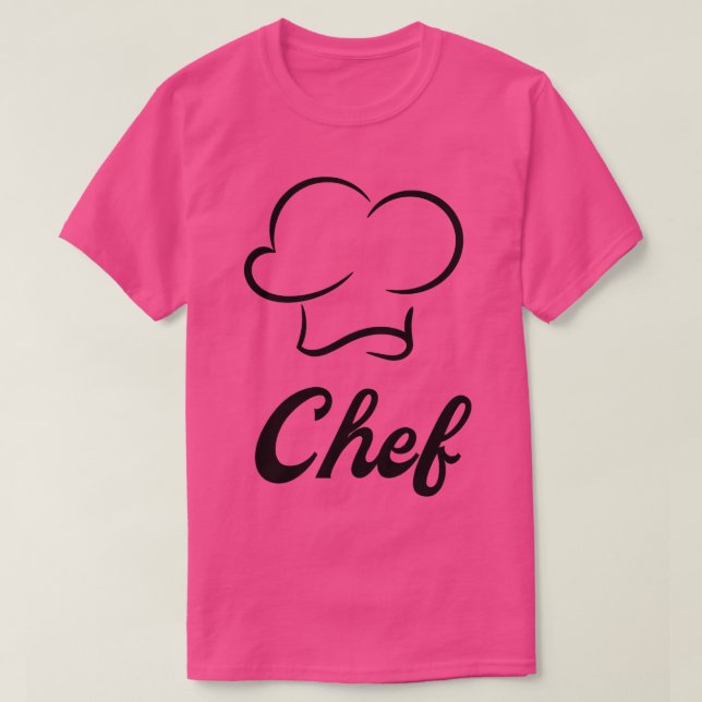 Cook Chef Hat Cooking Kitchen T-Shirt (Design Front)