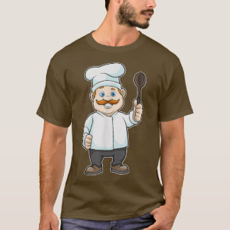 Cook Chef hat Cooking spoon T-Shirt