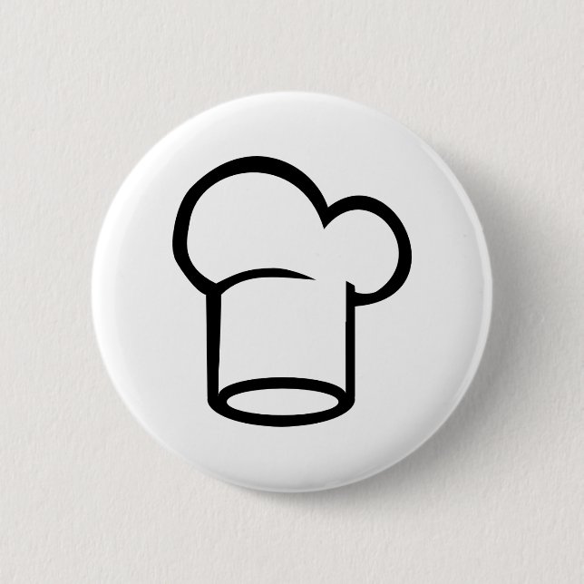 Cook - Chef Pinback Button (Front)