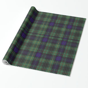 Cook clan Plaid Scottish kilt tartan Wrapping Paper
