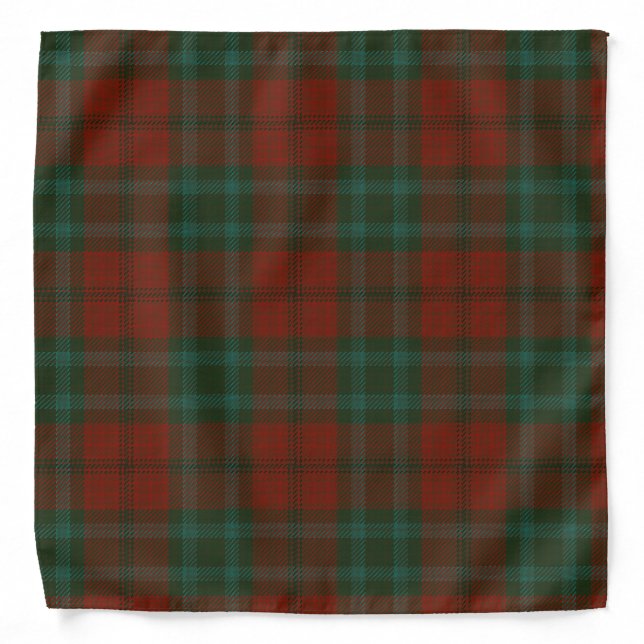 Cook Clan Tartan Bandana (Front)