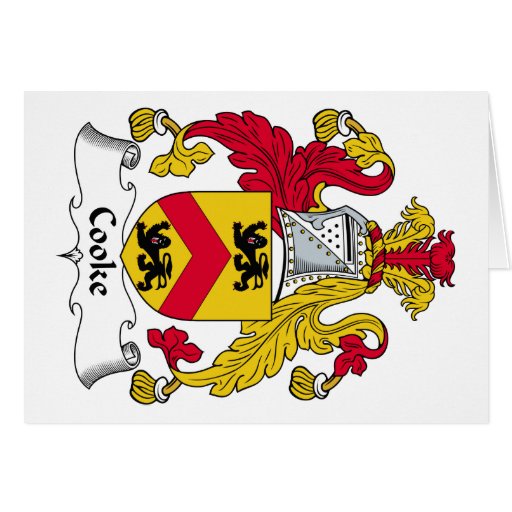 Cook Family Crest Greeting Card | Zazzle