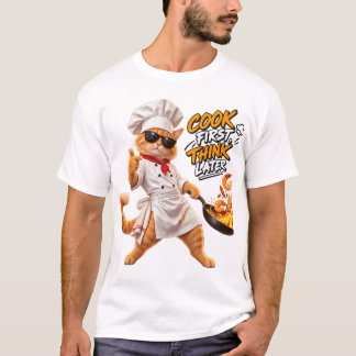 Cook First Think Later T-Shirt