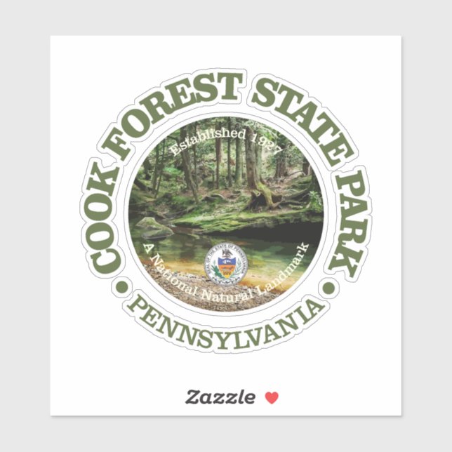 Cook Forest SP Sticker (Sheet)