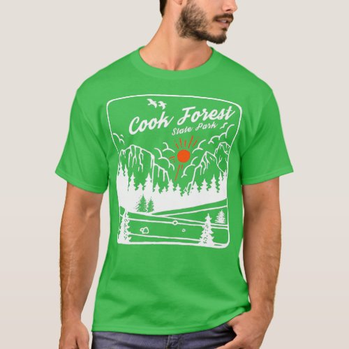 Cook Forest State Park Pennsylvania Vintage Souven T_Shirt