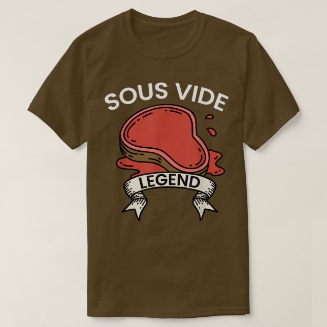 Cook I Sous Vide Legend I Cooking Kitchen Cook Hob T-Shirt (Design Front)