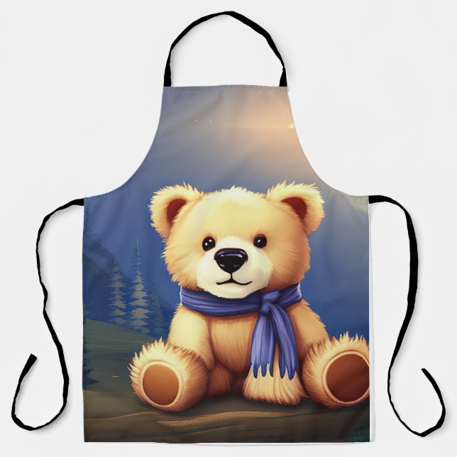 Cook in Style with Our Teddy Bear Kitchen Apron (Front)