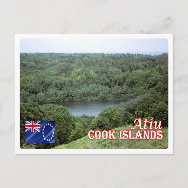 Cook Islands - Atiu - Postcard (Front)