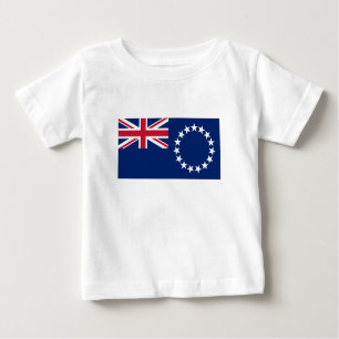 Cook Islands Flag Baby T-Shirt