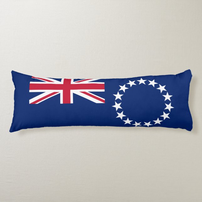 Cook Islands Flag Body Pillow (Front)