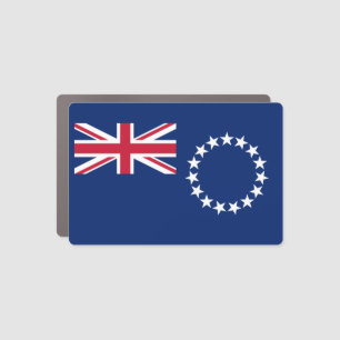Cook Islands Flag Car Magnet