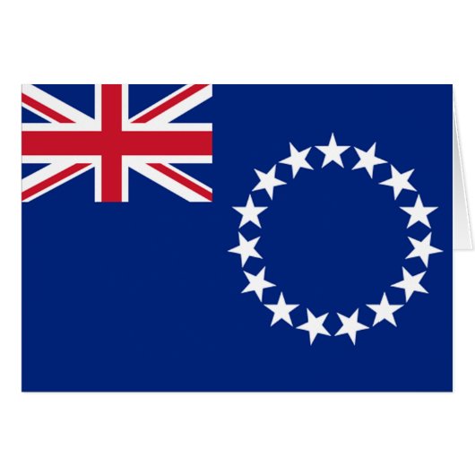 Cook Islands Flag Cards (Front Horizontal)