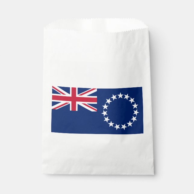 Cook Islands Flag Favor Bag (Front)