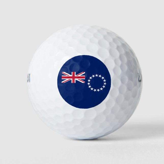 Cook Islands Flag Golf Balls (Front)