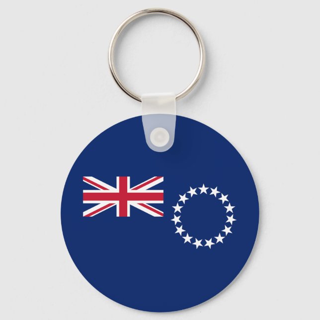 Cook Islands Flag Keychain (Front)