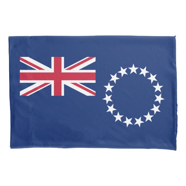 Cook Islands Flag Pillow Case (Front)