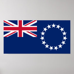 Cook Islands Flag Poster