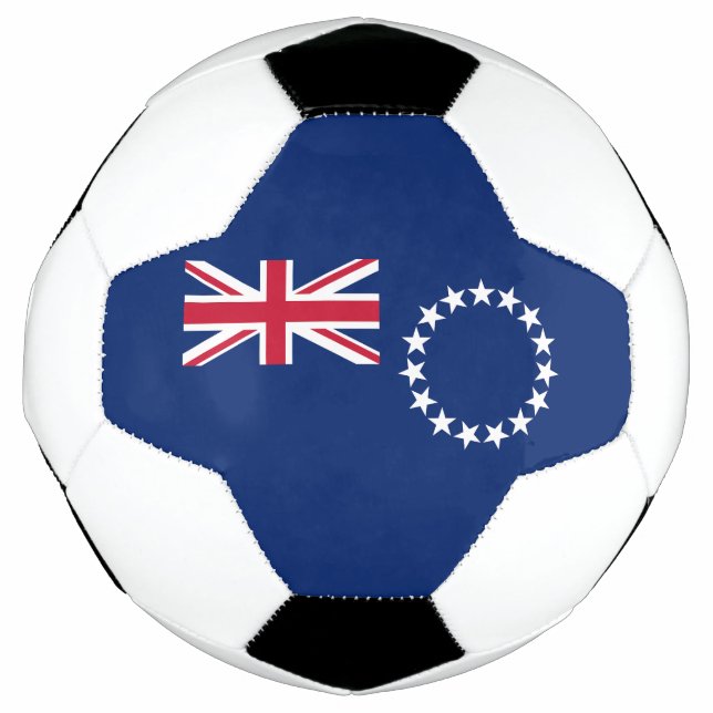 Cook Islands Flag Soccer Ball (Front)