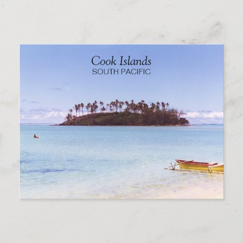 Cook Islands South Pacific Photo Circa 1998 Postcard