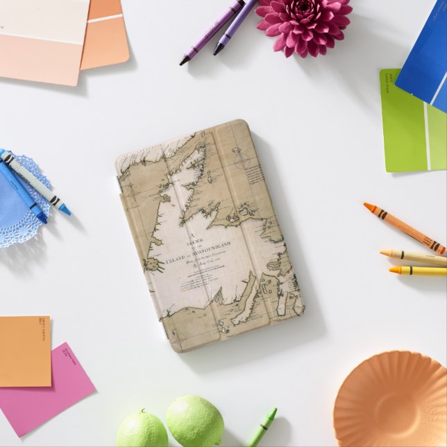 COOK: NEWFOUNDLAND, 1763 iPad MINI COVER (In Situ)