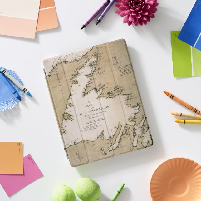 COOK: NEWFOUNDLAND, 1763 iPad SMART COVER (In Situ)