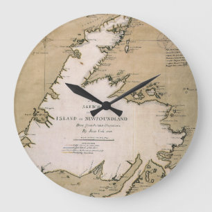 COOK: NEWFOUNDLAND, 1763 LARGE CLOCK