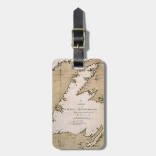 COOK: NEWFOUNDLAND, 1763 LUGGAGE TAG