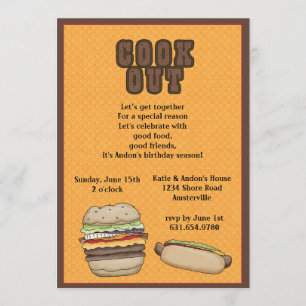 Cook Out Invitation