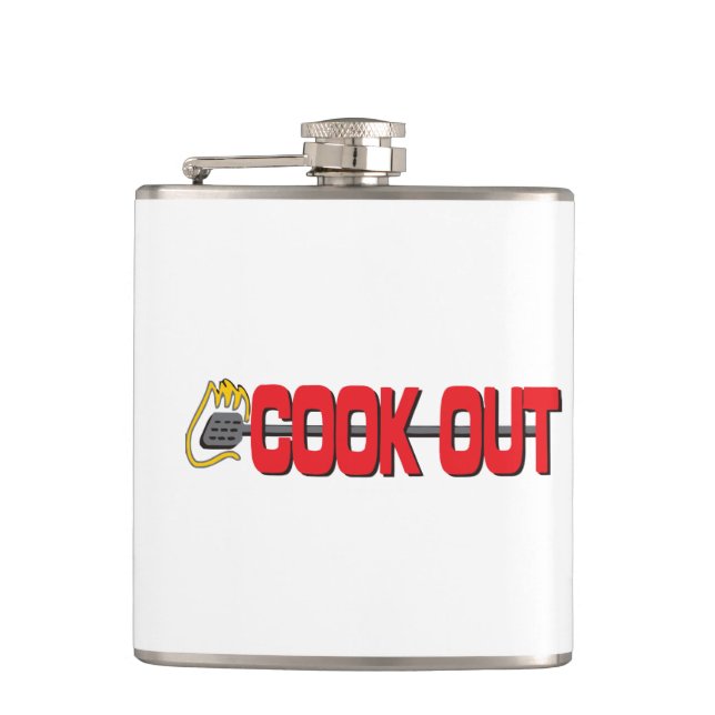 Cook Out (restaurant) Flask (Front)