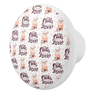 Cook with Love Ceramic Knob