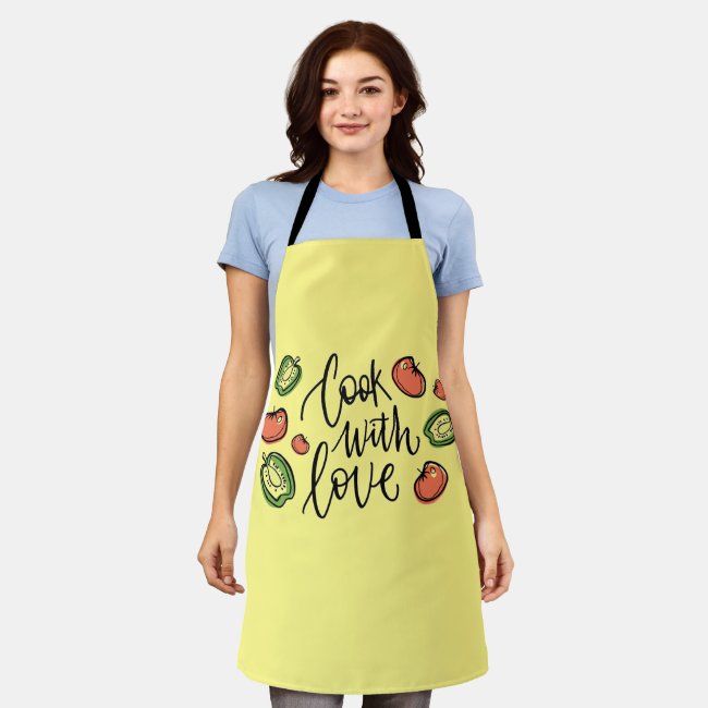 Cook With Love Design Apron