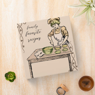 COOKBOOK 3 RING BINDER