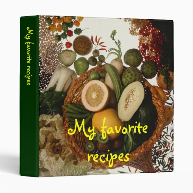 Cookbook Binder (Front/Spine)