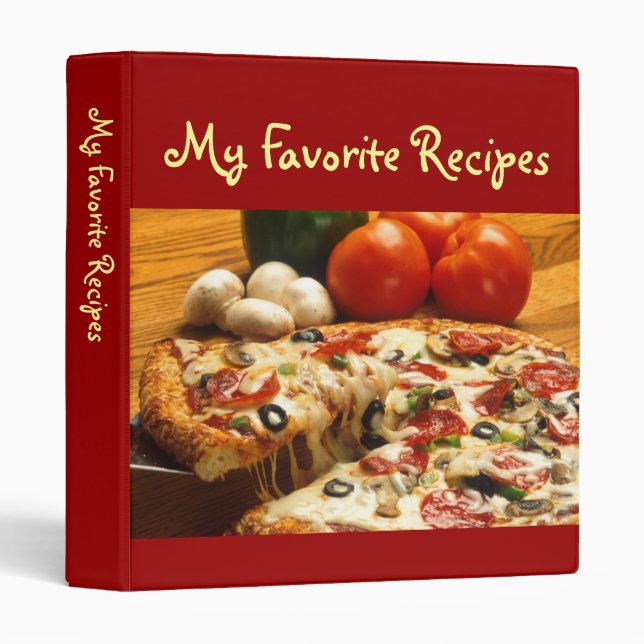 Cookbook Binder (Front/Spine)