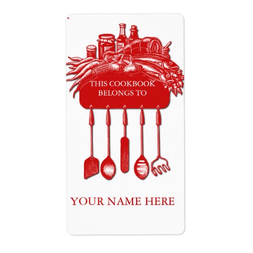 Cookbook Collection Bookplate 