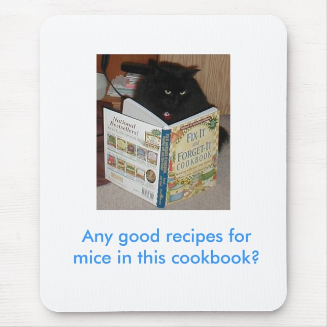 Cookbook Kitty mouse pad (Front)