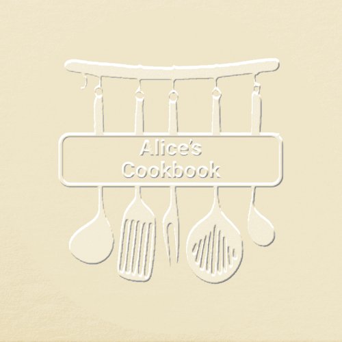 Cookbook Name Embosser