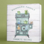 Cookbook Watercolor Country Kitchen Recipe Family  3 Ring Binder<br><div class="desc">This design may be personalized in the area provided by changing the photo and/or text. Or it can be customized by clicking Personalize this Template and then choosing the click to customize further option and delete or change the color of the background, add text, change the text color or style,...</div>
