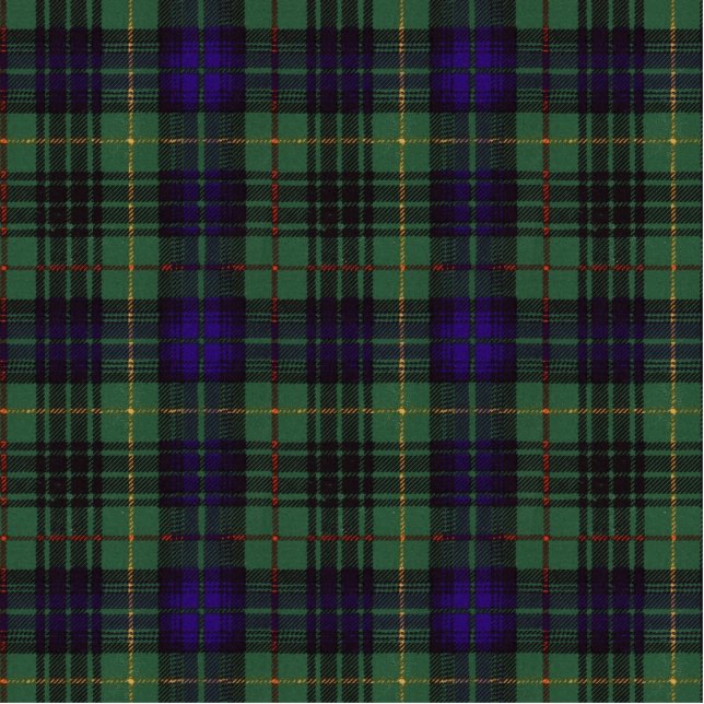 Cooke clan Plaid Scottish kilt tartan Statuette (Front)